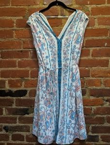 Colorful Patterned Ann Taylor Loft Sun Dress